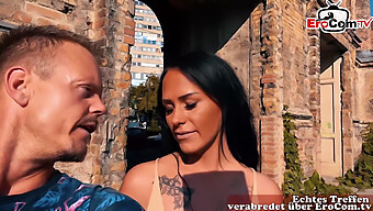 Latina Milf Gets Her Pussy Pounded In Public By A German Agent