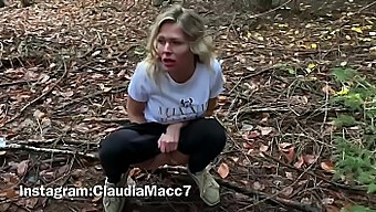 Fucking In The Forest: A Cumshot Surprise