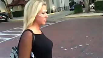 Jenny Jizz Gets Her Face Fucked In A Public Walk