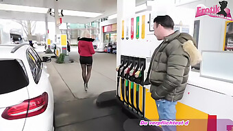 Amateur German Teen Gives A Blowjob And Gets Fucked In Public