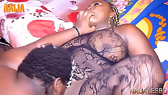 Nigerian Lesbians Show Off Their Skills In This Lesbian Porn Video