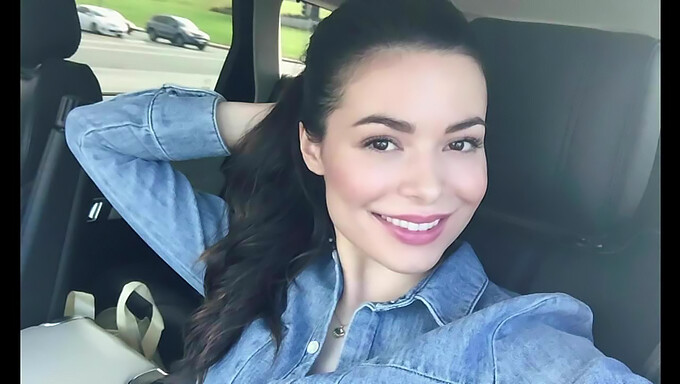 Brunette Miranda Cosgrove Masturbates To Orgasm