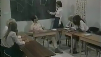 Schoolgirls Get Naughty In The Teacher'S Office!