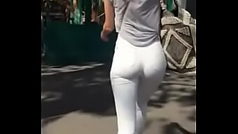 Voyeuristic Footage Of A Woman'S Rear End In Public