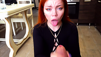 Mature Russian Lady Swallows Big Cumshot