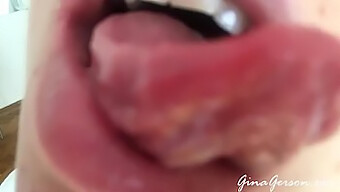 18+ Teenie Gets Her Throat And Mouth On