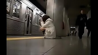 Pantyless Japanese Girl Gets Groped In A Public Train