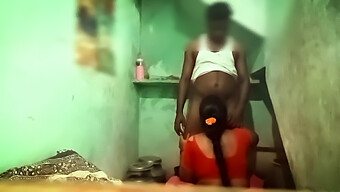 Tamil Aunty'S Bathroom Sex With Her Younger Lover