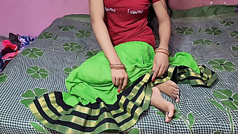 Ghagra-Clad Girl Seduces Her Roommate'S Friend For A Threesome