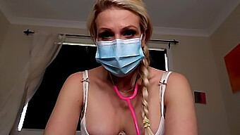 Australian Milf Gets Her Breast Milk Pumped By A Doctor