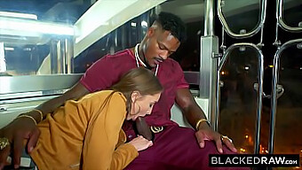 Brunette Babe Gets Dominated By Big Black Cock In Interracial Porn Video