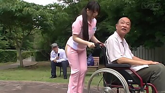 Japanese Caregiver Gets Kissed And Goes Nude In Public