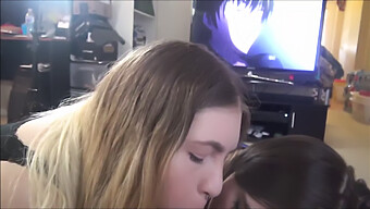 Bisexuelle Babes Jessica Und Hannah Geben Mir Einen Blowjob Und Bringen Mich Zum Kommen